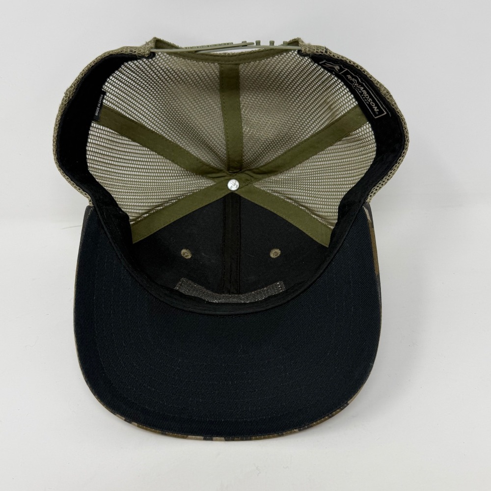Richardson 112P Leupold Tiger Stripe Camo American Flag Trucker Hat Snapback - Picture 7 of 9